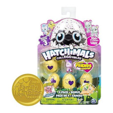 Hatchimals Colleggtibles Season 3, 4 Pack + Bonus (Styles & Colors May Vary) By Spin Master
