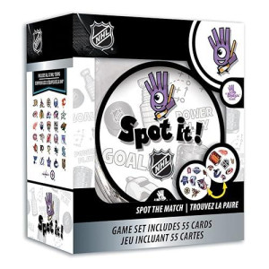Masterpieces Game Day - Nhl Spot It Game For Kids, Adults, And Family