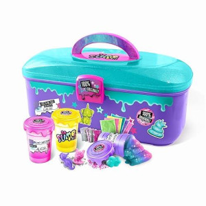 Canal Toys - So Slime Diy - Slime Case - Shaker Storage Set - Make Your Own 6 Slimes & Decorate Your Caddy - Just Add Water - No Glue, No Mess