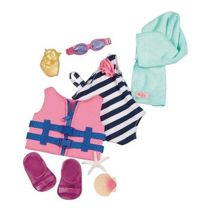Our Generation- Fun Day Sun Day Swimsuit- Toys, Accessories & Outfits For 18