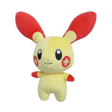 Sanei Pokemon All Star Series - Pp69 - Plusle Stuffed Plush, 6.5"