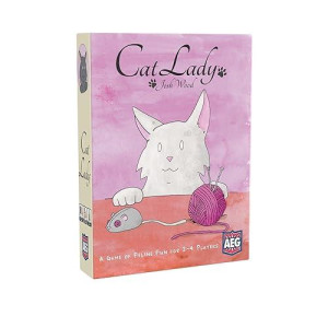 Aeg Cat Lady - Original Card Game, Collect And Rescue Cats And Strays, Family Fun, Cute Art, 2 To 4 Players, 30 Minute Play Time, For Ages 14 And Up, Alderac Entertainment Group