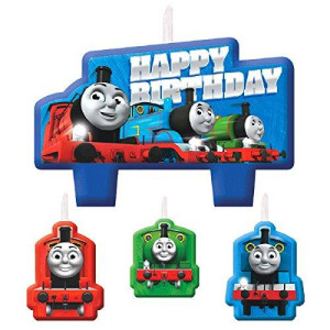 Thomas The Train Tank Engine (Thomas & Friends) Kids Birthday Party Candle Set