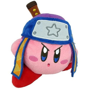 Little Buddy Kirbys Adventure All Star Collection Kirby Ninja Stuffed Plush, 5", Multi-Colored (1628)