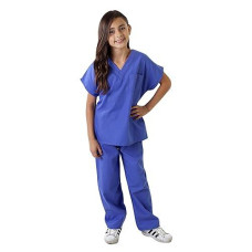 Natural Uniforms childrens Scrub Set-Soft Touch-Role Play costume Set (ceil Blue, 7)
