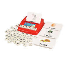 Bohs English Literacy Wiz Fun Game - Upper Case Sight Words - 60 Flash Cards - Preschool Language Learning Educational Toys