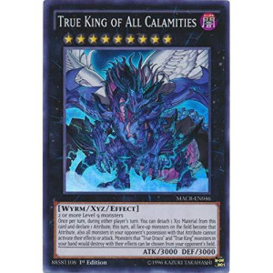 True King Of All Calamities - Macr-En046 - Super Rare - 1St Edition