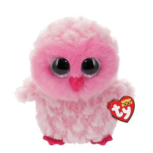 Ty Beanie Boos Twiggy - Owl Pink Med