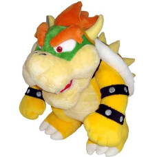 Little Buddy Super Mario All Star Collection 1423 Bowser Stuffed Plush, 10",Multi-Colored