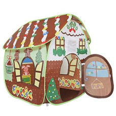 Homfu Play Tent For Kids For Indoor Outdoor Playhouse Boys Girls Child Gift Gingerbread House