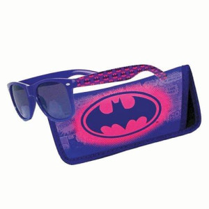 Spoontiques Batman Pink Logo Sunglasses With Carry Case