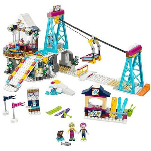 Lego Friends Snow Resort Ski Lift 41324 Building Kit (585 Pieces)