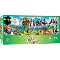 Masterpieces 1000 Piece Jigsaw Puzzle For Adults, Family, Or Kids - Wizard Of Oz Panoramic - 13"X39"