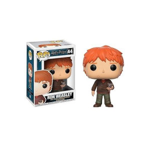 Funko Pop Movies Harry Potter-Ron Weasley With Scabbers Toy