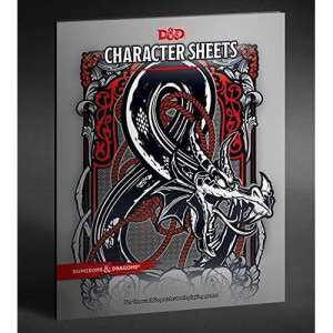 Dungeons & Dragons - Character & Spell Sheets With Premium Folder (5Th Edition)