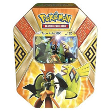 Pokemon Tcg: Sun & Moon Guardians Rising Collector'S Tin Containing 4 Booster Packs And Featuring A Foil Tapu Koko-Gx