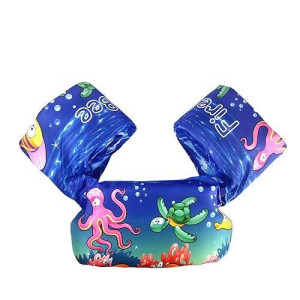 Swim Arm Bands Trainer Pool Float Kids Life Jacket Vest Learn Swimming Independence Fun Aid Water Beach