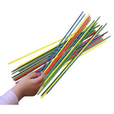 Kovot Oversize Pick Up Sticks Game - Includes (31) Giant 17" Inch Bamboo Sticks And Game Instructions