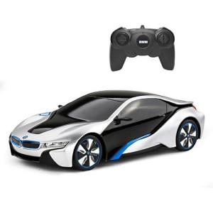 Powertrc Remote Control Car Electric Licensed Bmw I8 With 2.4Ghz| 1:24 Scale Radio Rc Super Sport Racing Hobby Model Toy For Boys, Girls, And Adults | Perfect Birthday Idea Gift