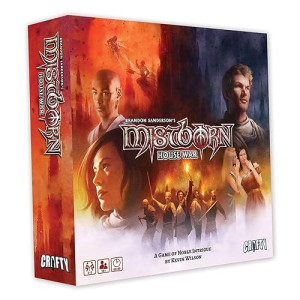 Crafty Games Mistborn: House War Board Game Rpg Expansion- 3-5 Players, 60-120 Minutes Gameplay, Ages 14+