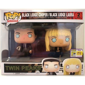 Funko Pop! Sdcc Twin Peaks Black Lodge Cooper & Laura, Sdcc Summer Convention Exclusive