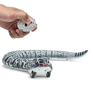 Top Race Remote Control Rattle Snake Realistic Robot Snake Toy With Infrared Receiver Rc Animal Prank Toy Perfect For Kids Ages 4+ Or For Adult Pranks Makes A Great Gift