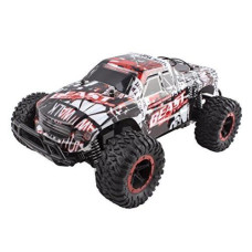 Voko Usa Beast Slayer Turbo Removable Body Remote Control Rc Buggy Car Truck Large 1:16 Scale Size Rtr W/ Working Suspension, High Speed, Radio Control Off-Road Hobby Truggy Rechargeable(Red)