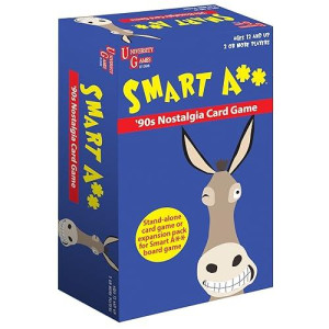 University Games Smart A** 90'S Nostalgia Card Game