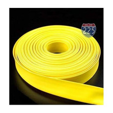 225Fwy 50 Ft 3/4" 19Mm Polyolefin Yellow Heat Shrink Tubing 2:1 Ratio