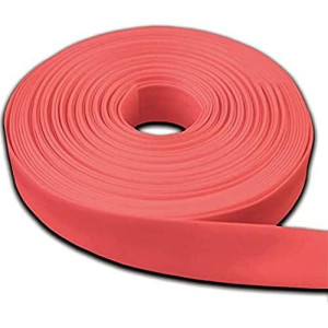 25 Ft 3/8" 9Mm Polyolefin Red Heat Shrink Tubing 2:1 Ratio