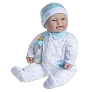 Caucasian 20-Inch Large Soft Body Baby Doll | Jc Toys - La Baby | Washable |Removable Blue Outfit W/ Hat And Pacifier| For Children 2 Years +