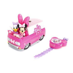 Jada Toys Disney Junior Minnie Mouse Happy Helper Van Rc, Pink/White