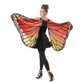 Seasons Adult Monarch Butterfly Cape Wings, One Size