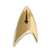 Quantum Mechanix Abysse Corp_Bijqmx001 Star Trek - Insignia Badge: Command, Multi Colour