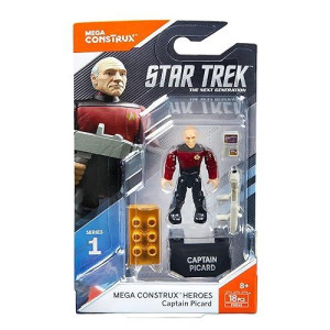 Mega Construx Heroes Captain Picard Building Set