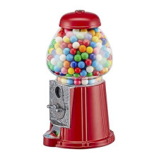 Balvi Gumball Machine American Dream Red Coin Bank And Dispenser For Candy, Gum, Chocolates, Nuts Wor