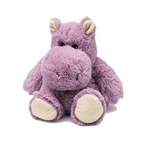 Warmies Hippo Cozy Plush Heatable Lavender Scented Stuffed Animal