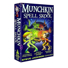 Steve Jackson Games Munchkin Spell Skool Card Game | Family Card Game | Adult, Kids, & Family Game | Fantasy Adventure Card Game | Roleplaying Game | Ages 10+ | 3-4 Players | Avg Play Time 60 Min