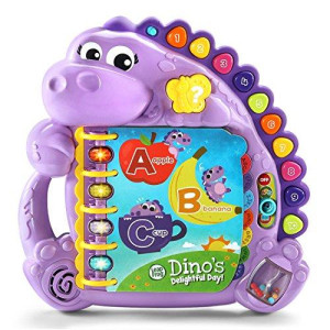 Leapfrog Dino'S Delightful Day Alphabet Book, Purple