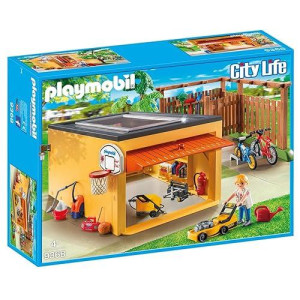 Playmobil 9368 Garage With Bicycle Spaces