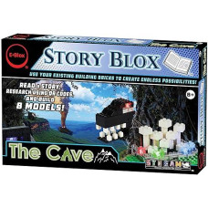 E-Blox Stories Blox Builder - The Cave Led Light-Up Building Blocks Stories Toy Set For Kids Ages 8+
