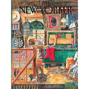 New York Puzzle Company - New Yorker Christmas Attic - 1000 Piece Jigsaw Puzzle
