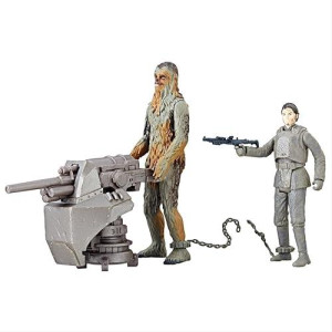 Star Wars Chewbacca (Mimban) And Han Solo (Mimban) - Force Link 2.0 Action Figures