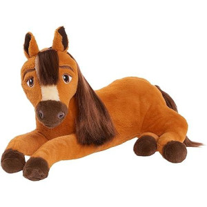 DreamWorks Spirit Riding Free Large Spirit Plush, 13.5 Inch Tall and 18 Inch Long, Stuffed Animal, Horse, by Just Play