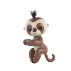 Fingerlings Baby Sloth - Kingsley (Brown) - Interactive Baby Pet - By Wowwee