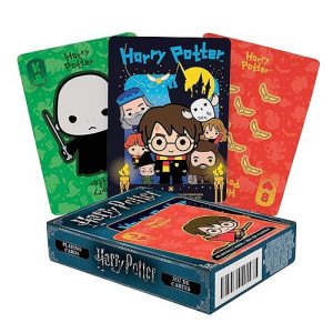 Aquarius Harry Potter Playing Cards - Chibi Themed Deck Of Cards For Your Favorite Card Games - Officially Licensed Harry Potter Merchandise & Collectibles