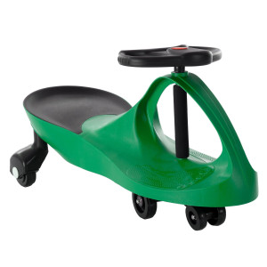 Wiggle Car Ride On Toy - No Batteries, Gears Or Pedals - Twist, Swivel, Go - Outdoor Ride Ons For Kids 3 Years And Up By Lil? Rider (Green)