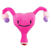 Attatoy Plush Uterus - Ivy The Uterus - Stuffed Toy, 12-Inch After Surgery Pal, Hysterectomy, Endometriosis, Fallopian Tubes, Ovaries