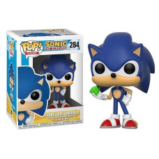 Funko Pop! Games: Sonic - Sonic With Emerald Collectible Toy, Blue