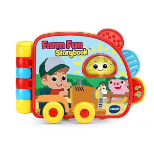 Vtech Farm Fun Storybook, 3 Months To 18 Months, Red